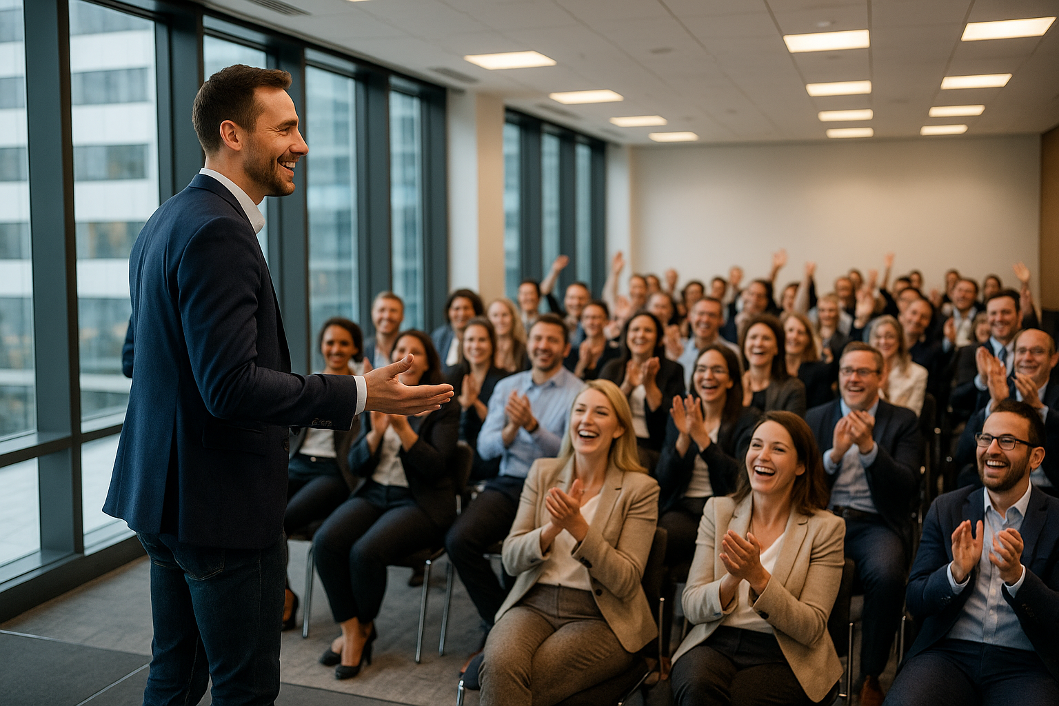 de inspirerende spreker